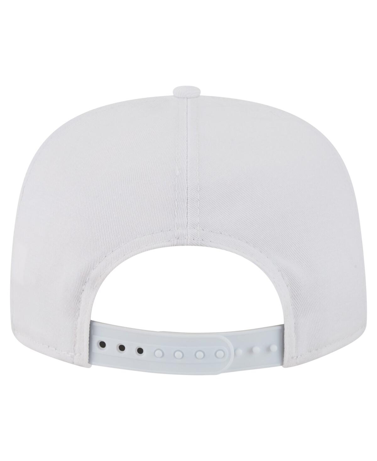 New Era Men's White Los Angeles Chargers Collide Golfer Snapback Hat