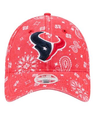 Women's Red Houston Texans Paisley 9TWENTY Adjustable Hat