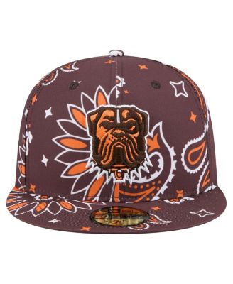 Мужская коричневая шляпа Cleveland Browns Paisley 59 размера 