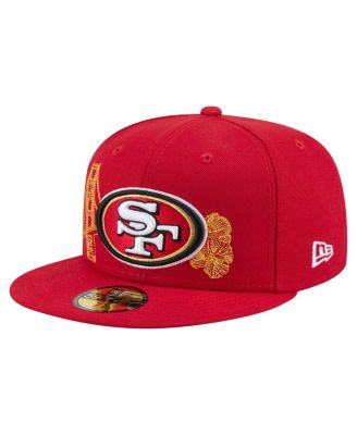 New Era - Men's Scarlet San Francisco 49ers State Stitch 59FIFTY Fitted Hat