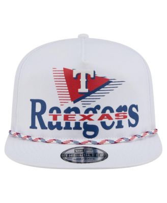 Мужская белая кепка-бейсболка для гольфа Texas Rangers Collide от New Era