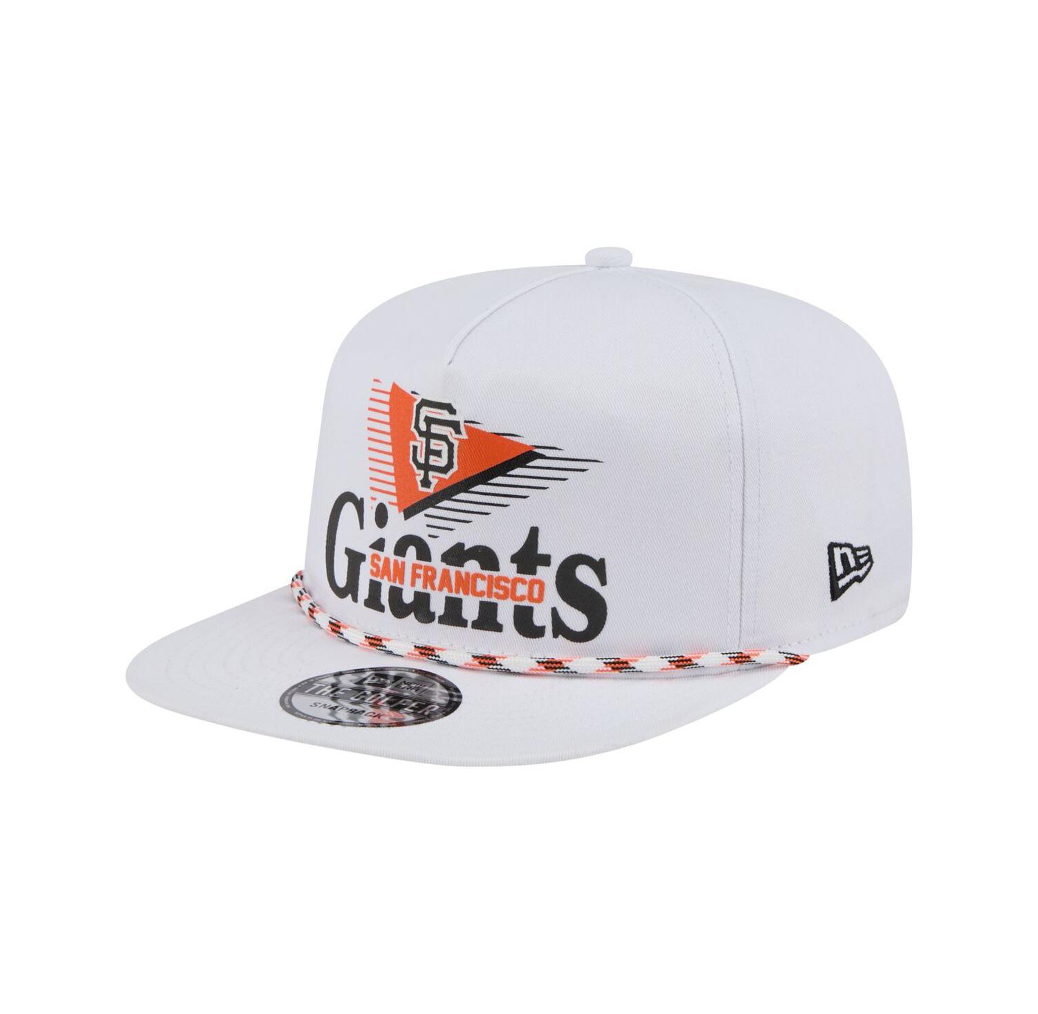 Men's White San Francisco Giants Collide Golfer Snapback Hat
