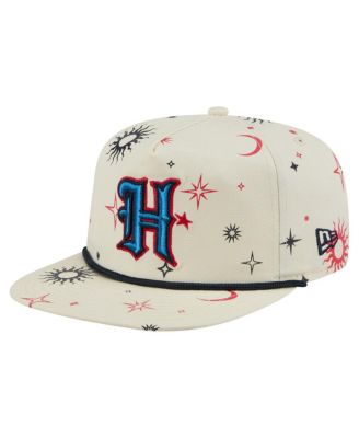 New Era - Men's Cream Houston Texans Celestial Golfer Adjustable Hat