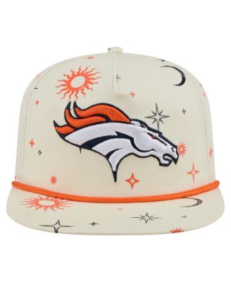 Мужская кремовая шляпа Denver Broncos Celestial Golfer с регулируемой посадкой от New Era для мужчин