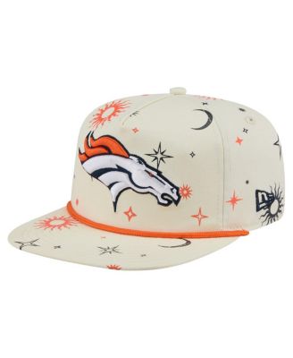 New Era - Men's Cream Denver Broncos Celestial Golfer Adjustable Hat