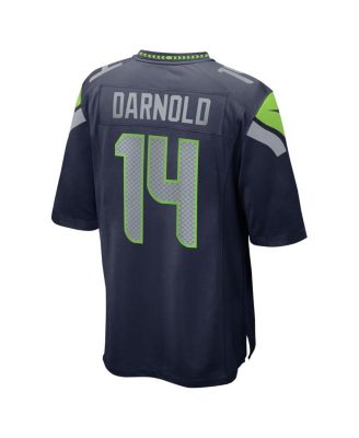Big Boys and Girls Sam Darnold College Navy Seattle Seahawks Game Player Jersey