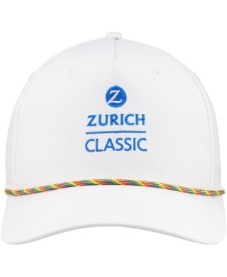 Мужская белая шляпа Ahead the Zurich Classic Alto Rope с регулируемой длиной