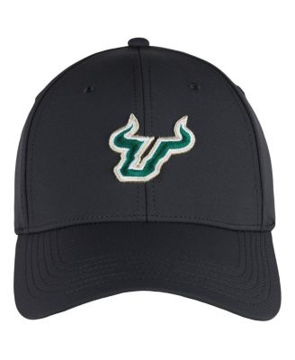 Впереди мужская графитовая шляпа с регулируемой посадкой South Florida Bulls Stratus Aerosphere