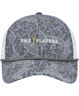 Впереди мужская серая шляпа THE PLAYERS Bali Rope с регулируемой головкой