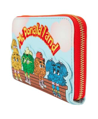 Кошелек Loungefly McDonald's Vintage Fry Kids застегивается на молнию