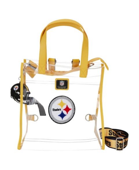 Рюкзак Loungefly Pittsburgh Steelers Clear Convertible Tote Bag