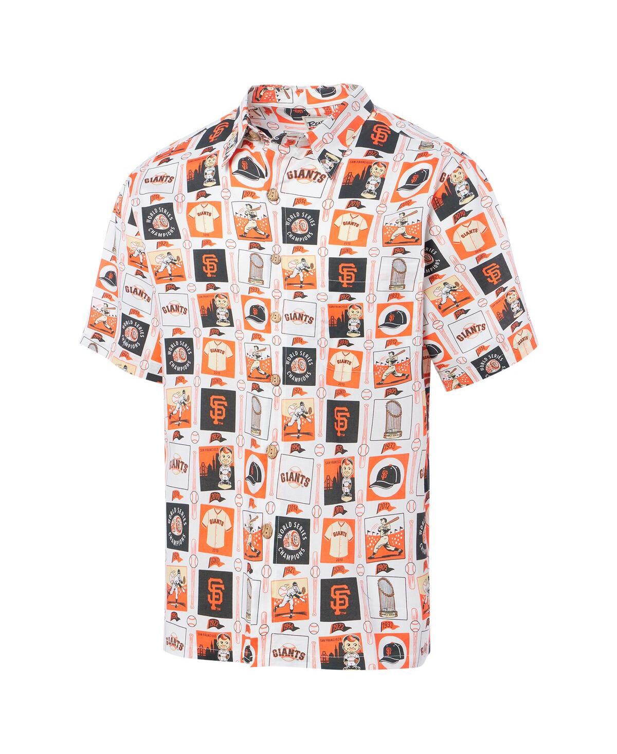 Reyn Spooner Men's White San Francisco Giants Champions Scenic Button-up Shirt In White