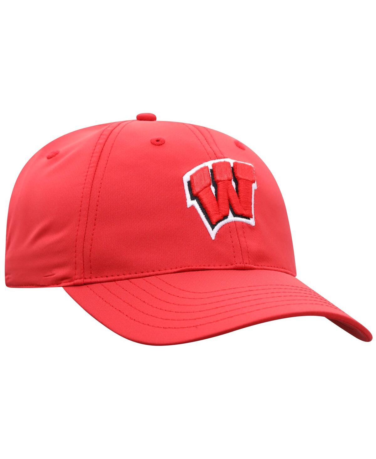 Top Of The World Men'sâ Red Wisconsin Badgers Victory Trainer Adjustable Hat