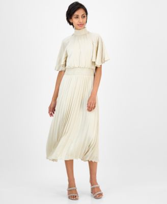 julia jordan - Women's Pleated Smocked Dress