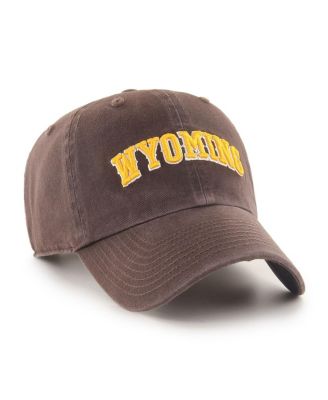 Мужская коричневая шляпа Wyoming Cowboys Script Clean Up с регулируемой посадкой от бренда '47