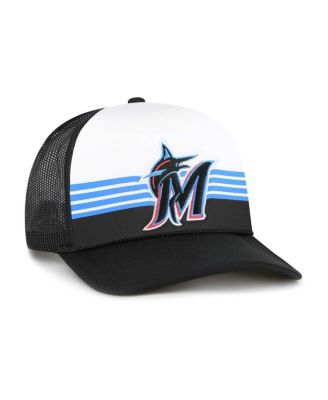 Брендовая мужская черная шляпа дальнобойщика Miami Marlins 47-го года выпуска с регулируемой посадкой спереди из пенопластовой сетки
