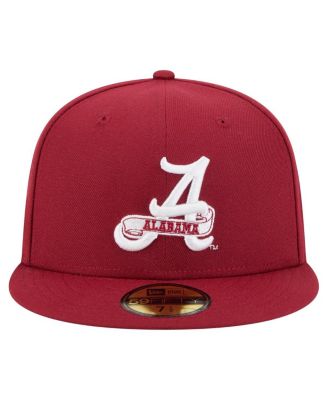 Мужская приталенная шляпа New Era Crimson Alabama Crimson Tide Vault 59 размера 