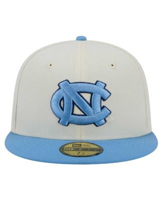 Мужские туфли New Era кремового цвета на смоляных каблуках North Carolina, хромированная приталенная шляпа 59-го размера.