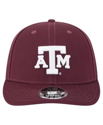 Мужская темно-бордовая кепка-бейсболка Texas A&M Aggies нового поколения с низким профилем длиной 9 футов 5 дюймов