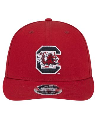 Мужская бейсболка New Era Garnet South Carolina Gamecocks с низким профилем и застежкой-молнией 9 футов 5 дюймов