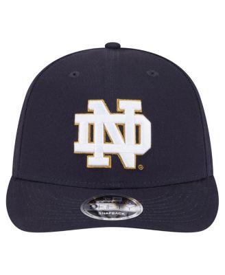 Мужская темно-синяя шляпа Notre Dame Fighting Irish нового поколения с низким профилем и застежкой-молнией 9 футов 5 дюймов