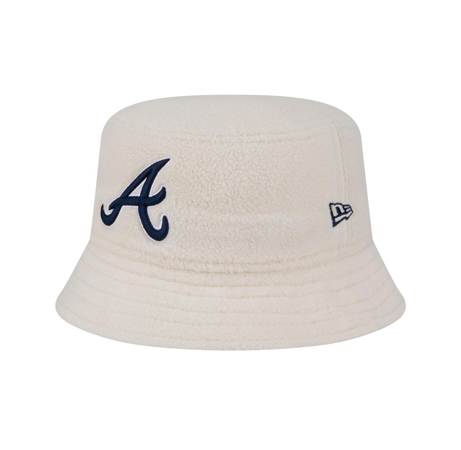 Women's White Atlanta Braves Chrome Cozy Bucket Hat