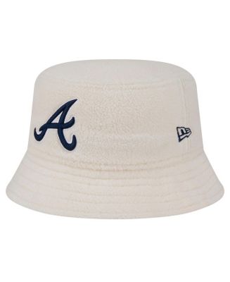 New Era Women's White Atlanta Braves Chrome Cozy Bucket Hat - Macy's