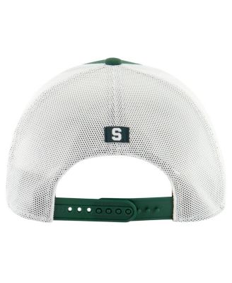 Брендовая мужская зеленая шляпа дальнобойщика Michigan State Spartans Downburst с регулируемой посадкой, 47-го года выпуска