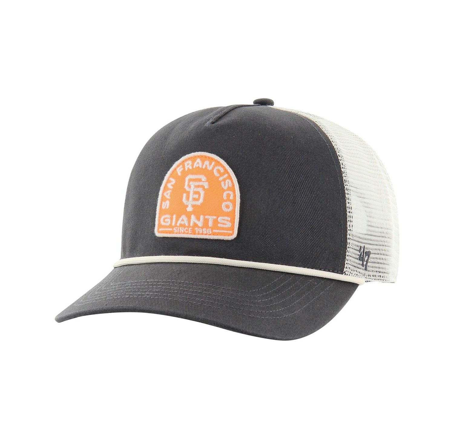 Men's Charcoal San Francisco Giants Cypress Trucker Hitch Adjustable Hat