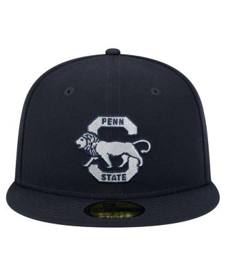 Мужская приталенная шляпа New Era темно-синего цвета Penn State Nittany Lions Vault 59 размера 