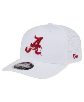New Era - Men's White Alabama Crimson Tide Perform Vault 9SEVENTY Stretch-Snap Hat