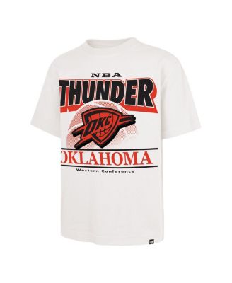 Брендовая мужская белая футболка Oklahoma City Thunder City Edition Shifty Foundation от бренда '47