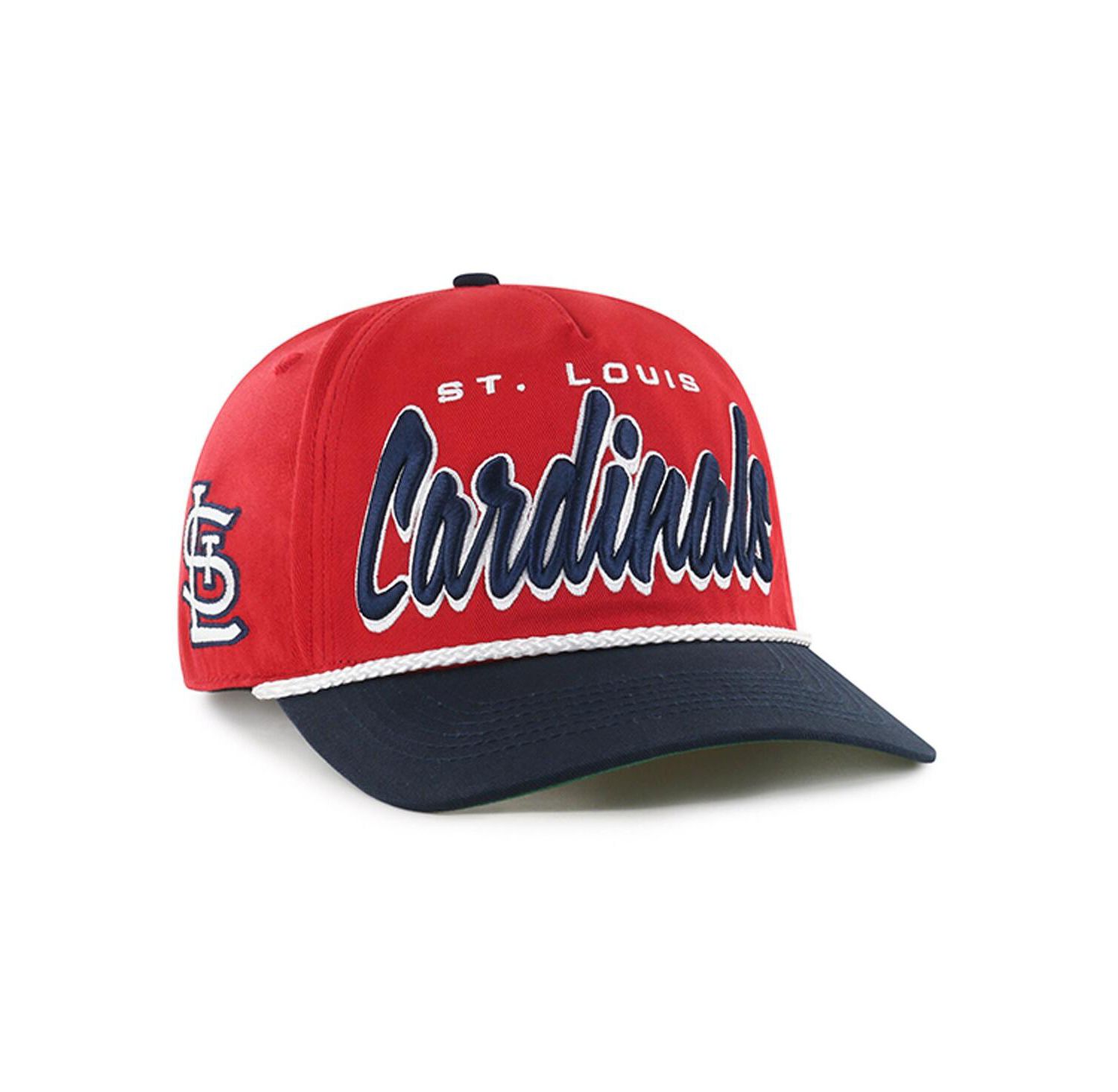 Men's Red St. Louis Cardinals Drop Shadow Rope Hitch Adjustable Hat