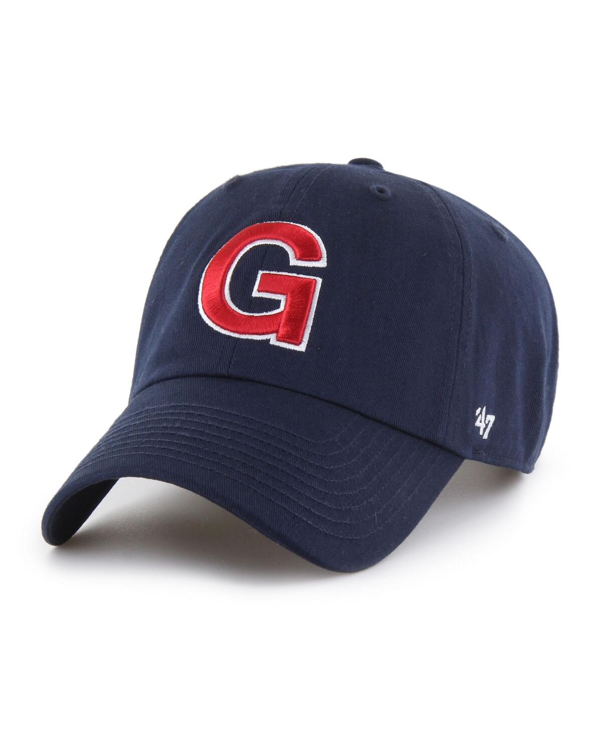 47 Brand Men's Navy Gonzaga Bulldogs Vault Clean Up Adjustable Hat