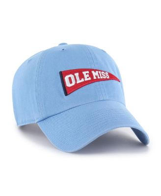 Брендовая мужская шляпа Ole Miss Rebels Vault Clean Up с регулируемой посадкой, цвета пудры, 47-го года выпуска.