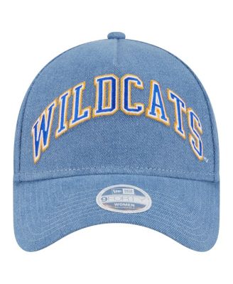 Женская джинсовая шляпа Kentucky Wildcats A-образной формы с регулируемой длиной 9 дюймов от New Era