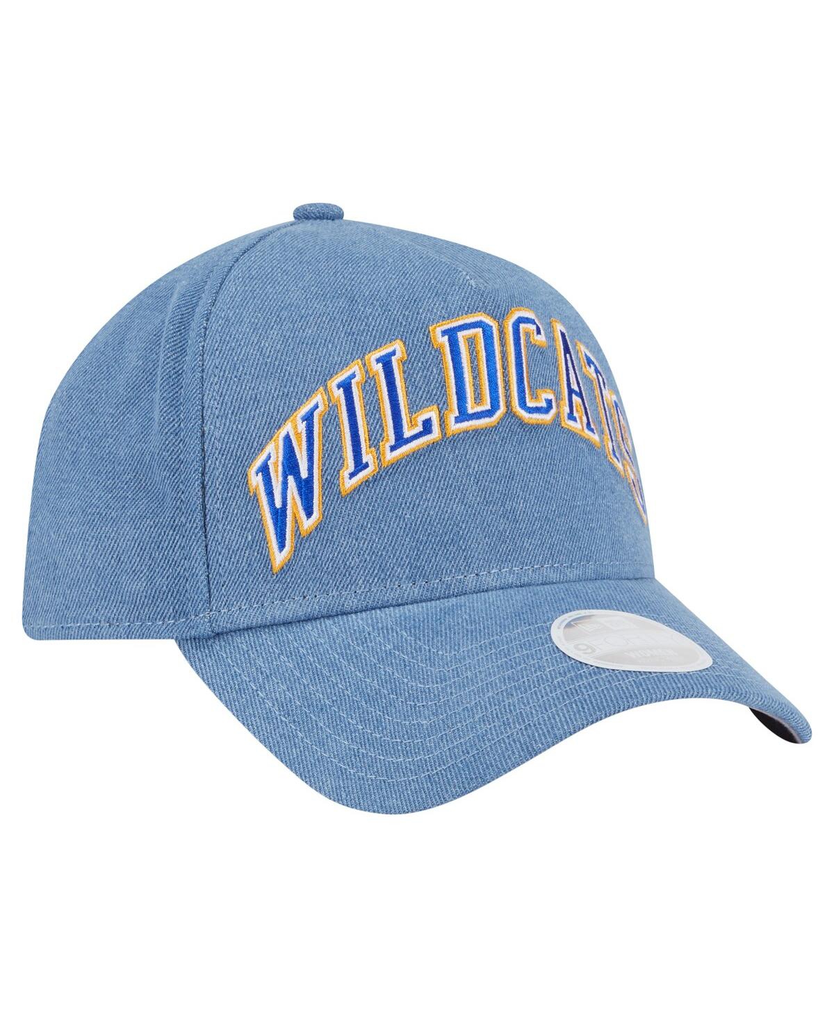 New Era Women's Denim Kentucky Wildcats A-frame 9forty Adjustable Hat