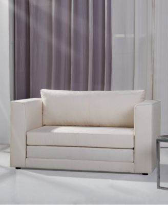 52" Polyester Nova Convertible Loveseat Sleeper, Created for Macy's