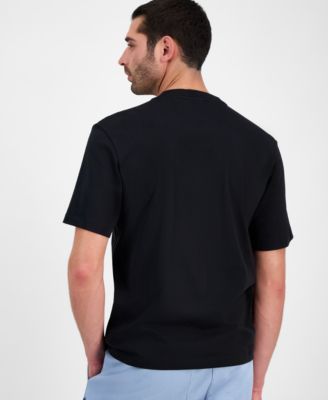 Мужская футболка Hugo Boss Nurix с коротким рукавом и круглым вырезом с абстрактным логотипом и графическим рисунком