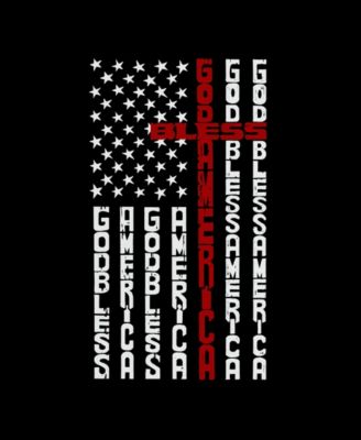 Men's Cross Flag Word Art T-Shirt