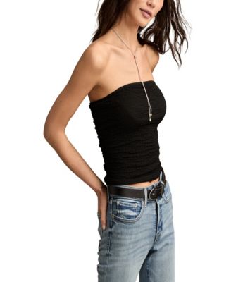 Текстурированный топ-топик Lucky Brand