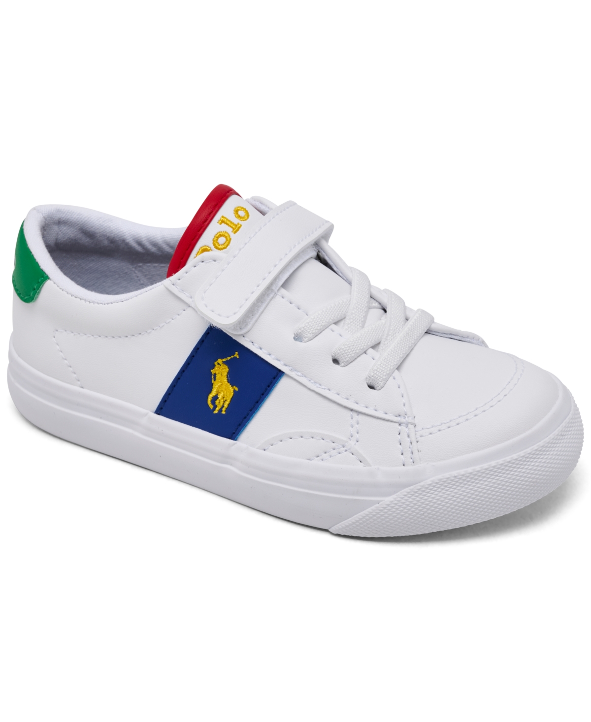 Polo Ralph Lauren Babies' Toddler Girls Ryley Fastening Strap Casual Sneakers From Finish Line