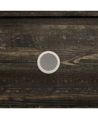 Streamdale Farmhouse Shoe Storage Cabinet with Barn Door and Flip Drawers