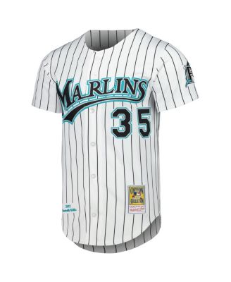 Мужская футболка Mitchell & Ness Dontrelle Willis White Florida Marlins Cooperstown Collection из аутентичного трикотажа