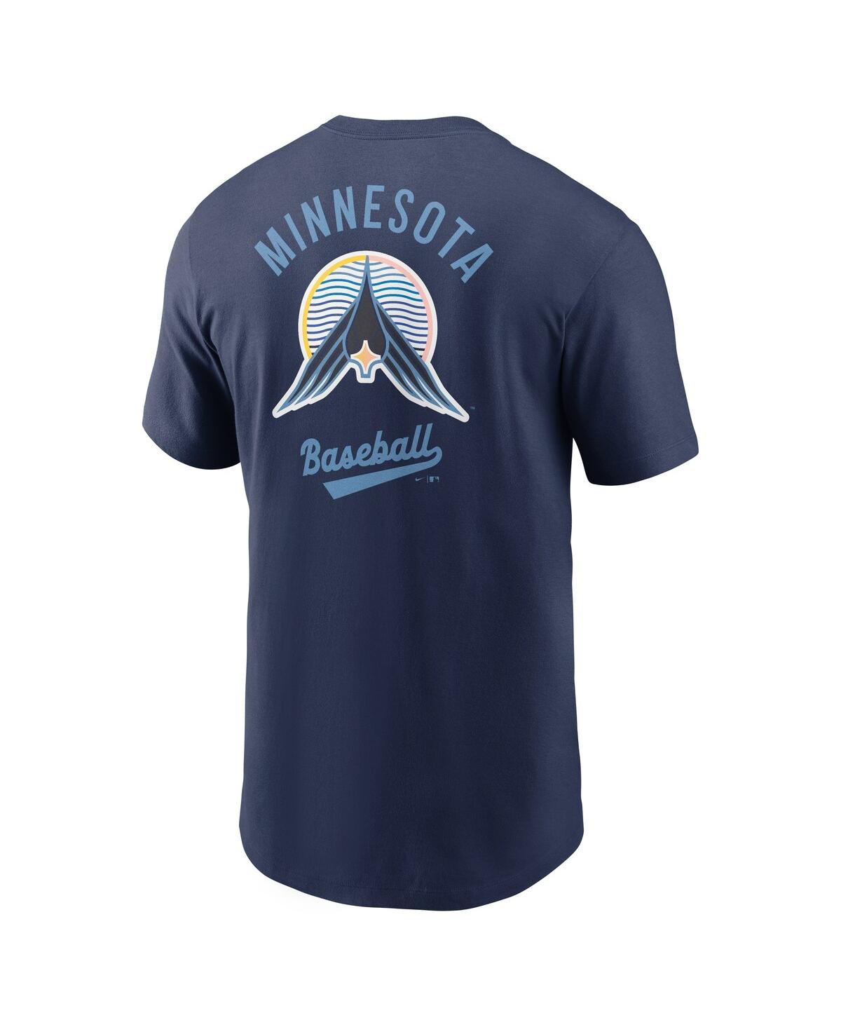 Nike Men'sâ Navy Minnesota Twins 2025 City Connect T-shirt In Blue