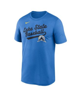 Мужская футболка Nike Blue Minnesota Twins 2025 City Connect с надписью команды Minnesota Twins 2025.