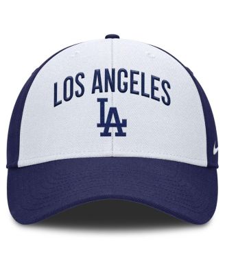 Men's White/Royal Los Angeles Dodgers Club Performance Adjustable Hat