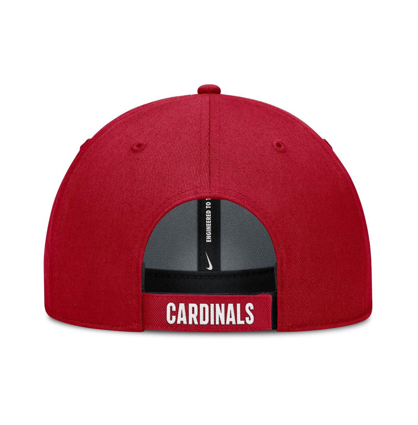 Мужская кепка Nike White/Red St. Louis Cardinals Club Performance Adjustable Hat — фото 4