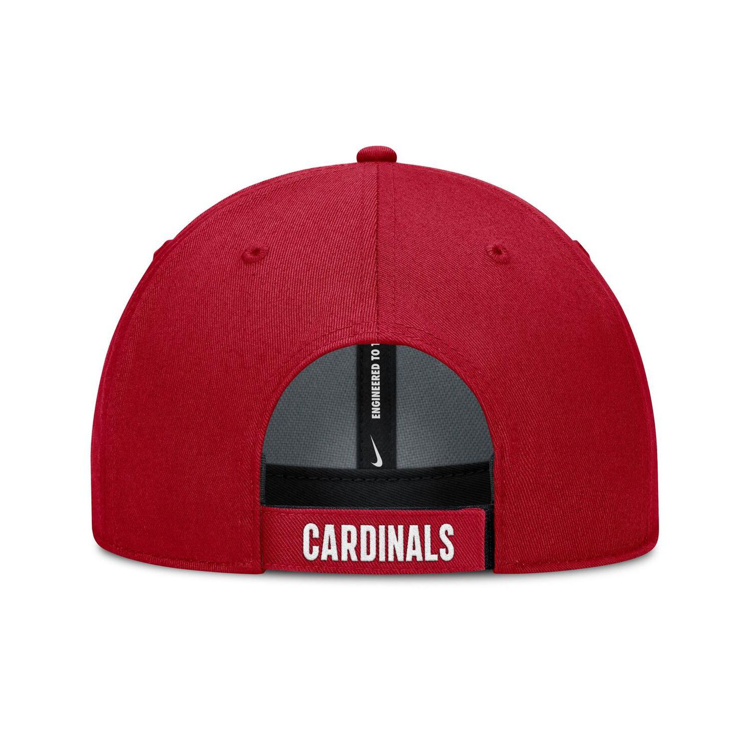 Men's White/Red St. Louis Cardinals Club Performance Adjustable Hat