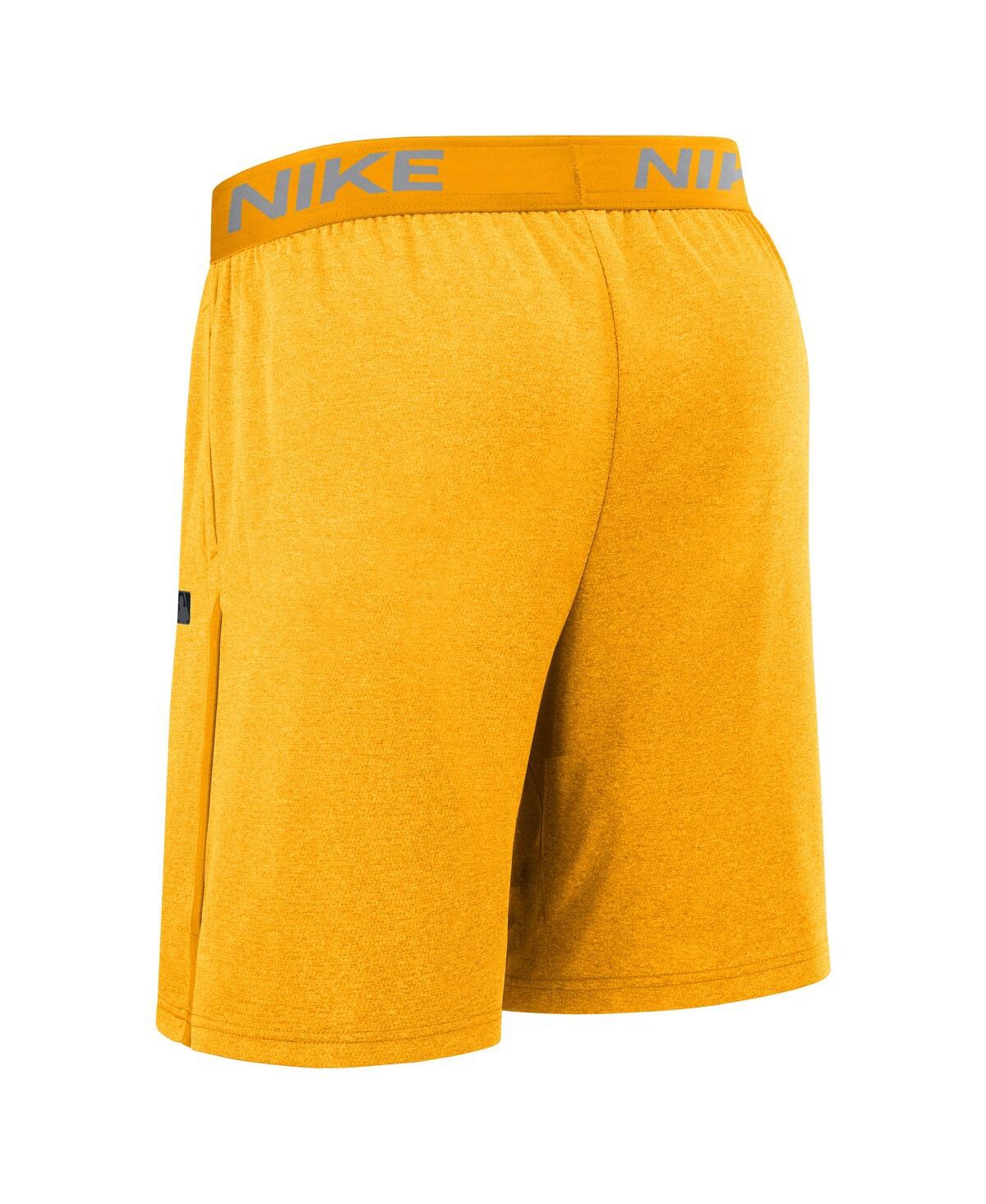 Nike Pittsburgh Pirates Authentic Collection City Connect  Men's Dri-fit Mlb Shorts In Yellow